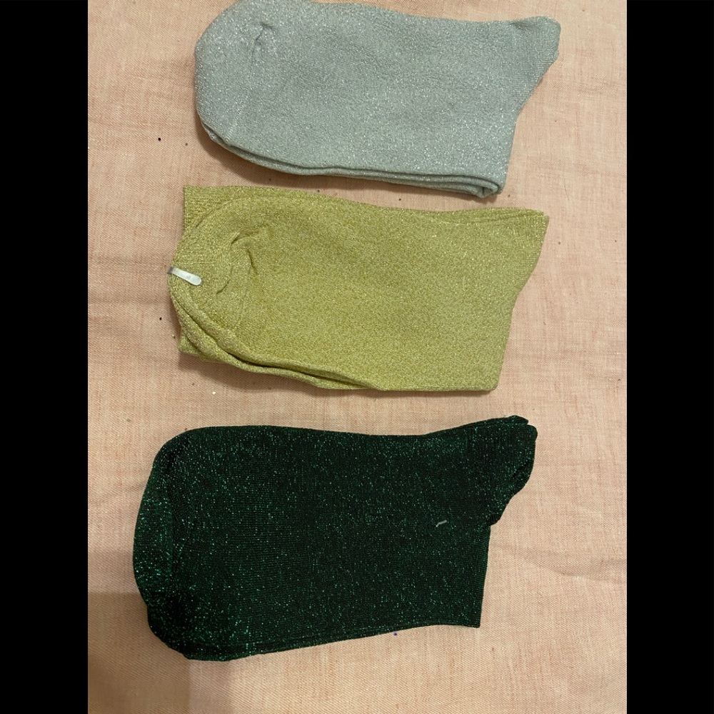 shiny socks 3 Pack